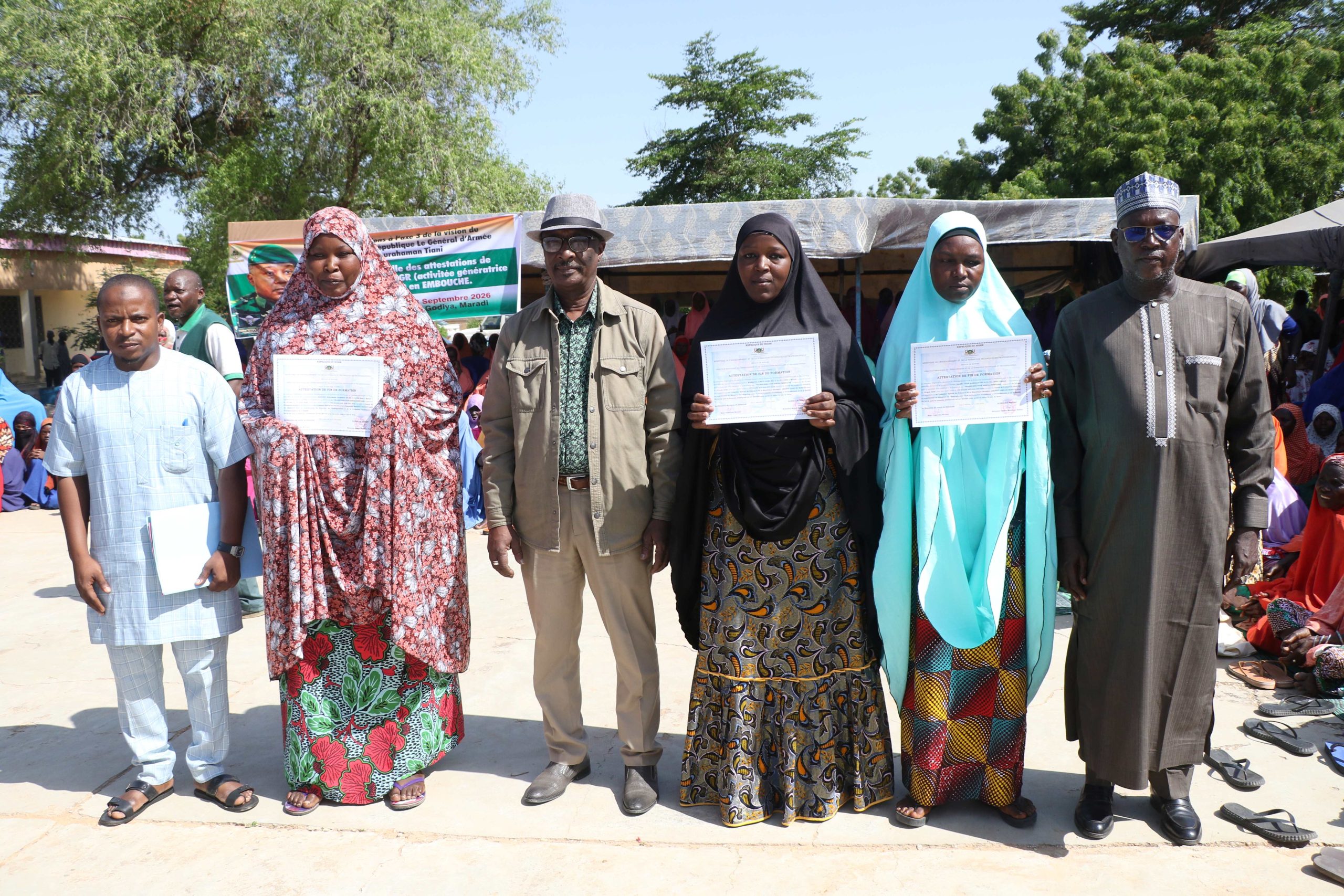 Training Certificates Awarded in Maradi