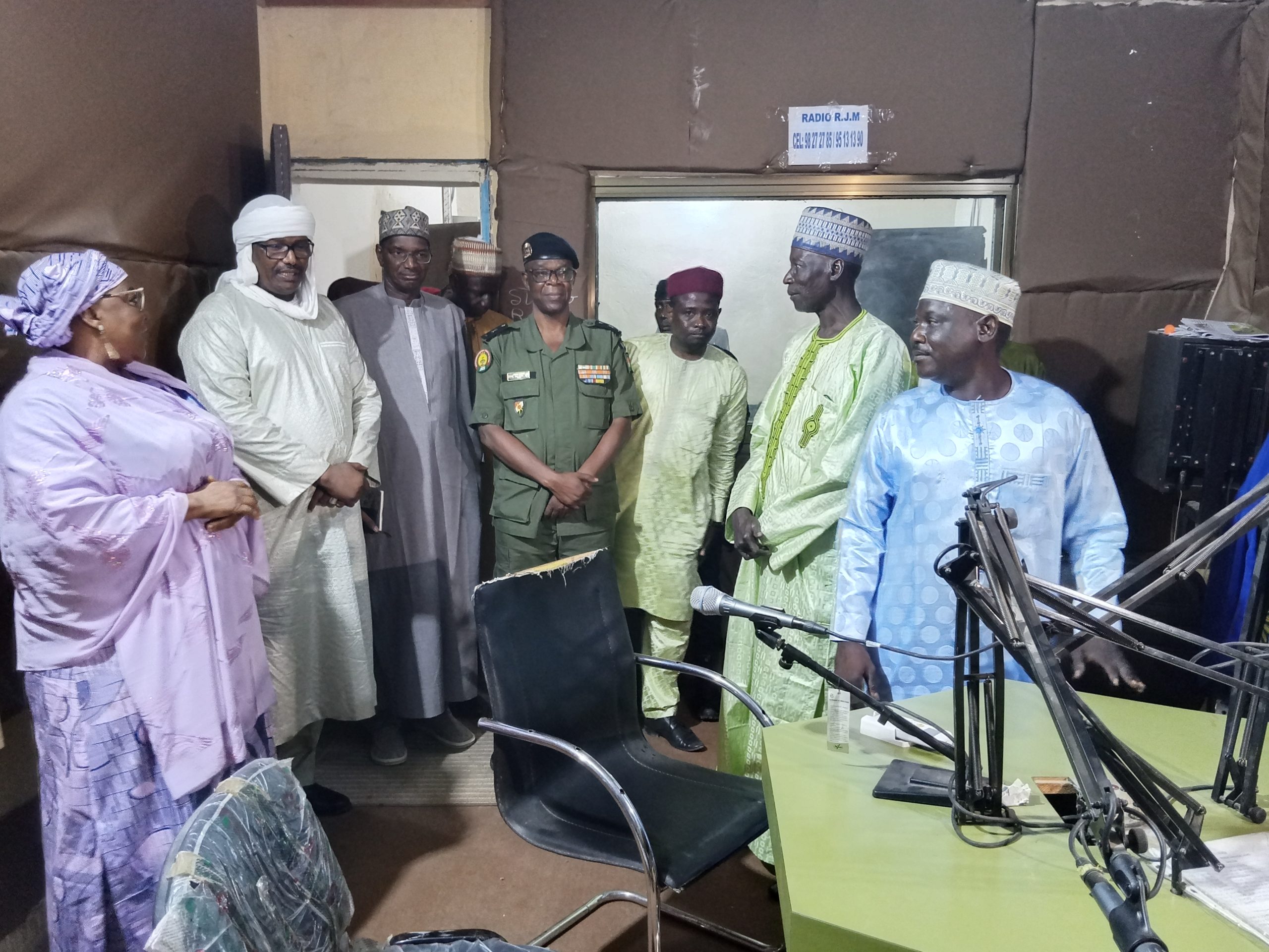 Visite du Président de l'ONC à Maradi pour la Réglementation de la Presse en Ligne