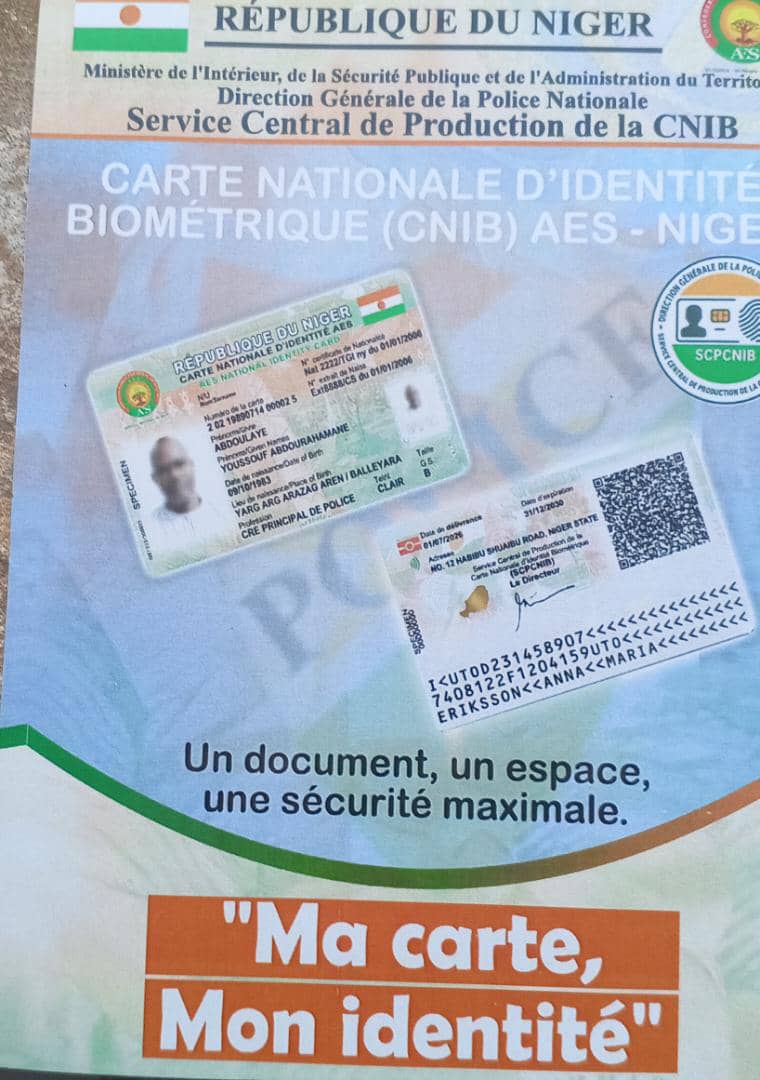 Carte d'identité biométrique : déploiement imminent dans la région de Tahoua