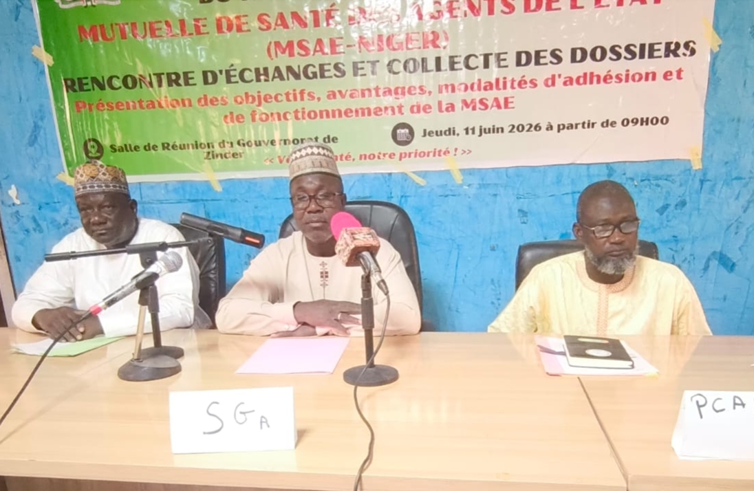 Lancement de l'atelier sur la Mutuelle de Santé des Agents de l'État du Niger à Zinder