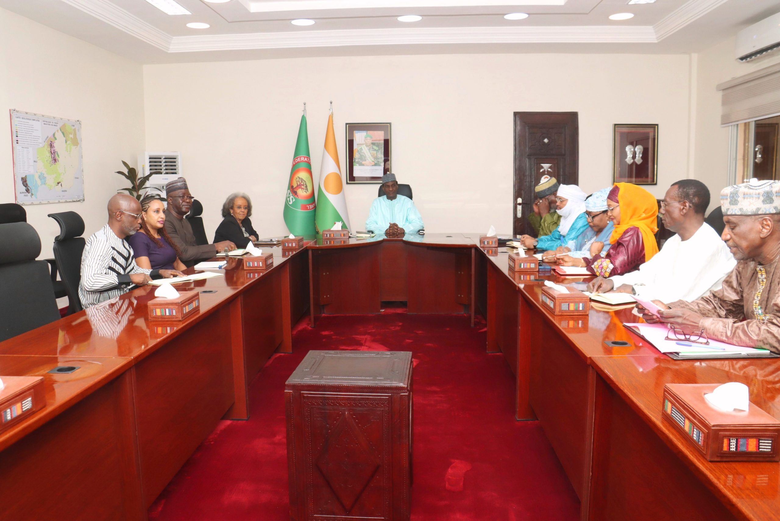 Rencontre entre le Premier Ministre du Niger et l'experte des Nations Unies pour la revue stratégique de l'UNOWAS