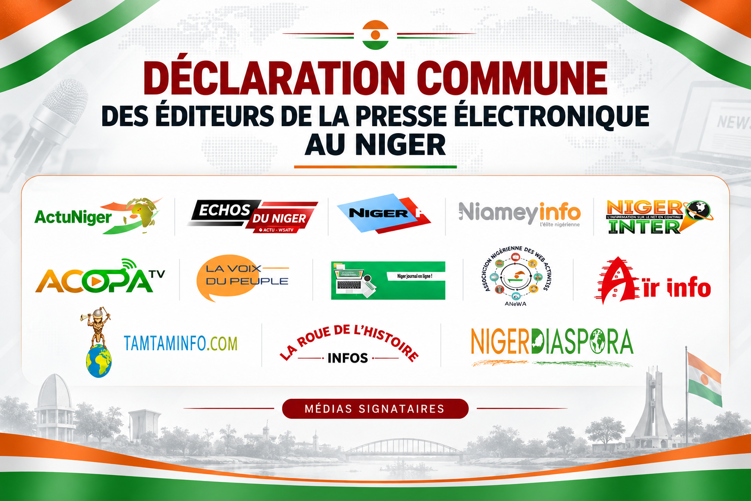 Niger's Online Press Collective Welcomes New Draft Law, Calls for Dialogue